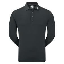 Footjoy Thermolite Golf Longsleeve Polo Zwart